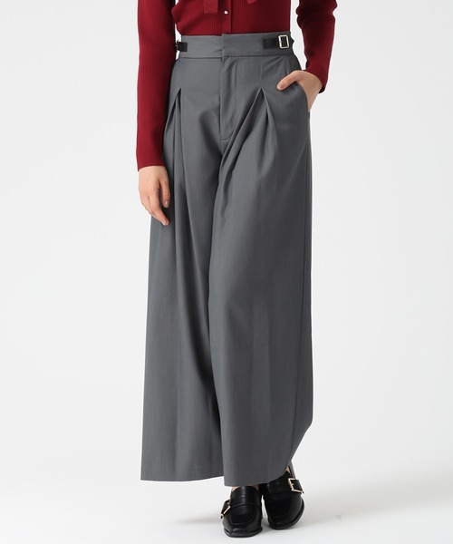 ミッシュマッシュ（MISCH MASCH）/2025秋冬新作 サイドベルト付きワイドパンツ セール】2025秋冬新作 サイドベルト付きワイドパンツ（その他パンツ