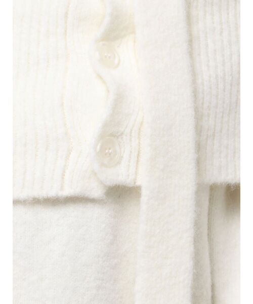 RESEXXY(リゼクシー)の「ビックカラーチョーカーニットトップス(ニット/セーター・レディース・ホワイト/グレー/レッド・FREE)」の9枚目の写真