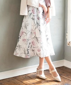 セール】イノセンスプリントスカート（スカート）｜ADAM ET ROPE