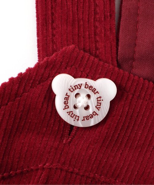 apres les cours（アプレレクール）の「【リンク】tiny bear サロペット（その他ベビーウェア・キッズ・レッド/キャメル・80/70）」の20枚目の写真