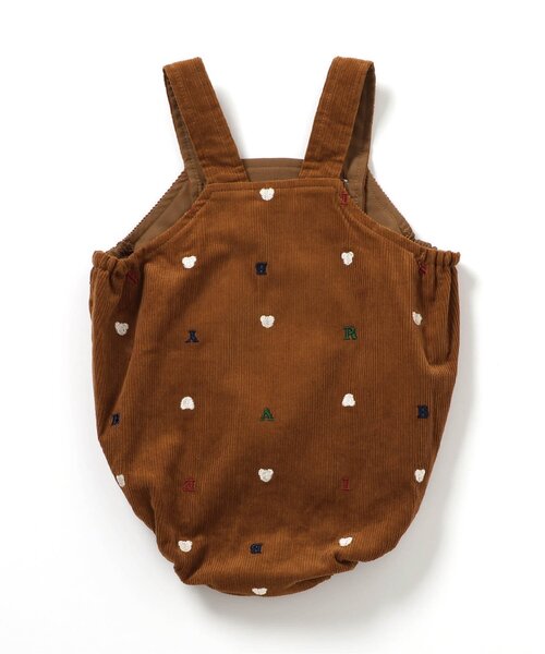 apres les cours（アプレレクール）の「【リンク】tiny bear サロペット（その他ベビーウェア・キッズ・レッド/キャメル・80/70）」の4枚目の写真