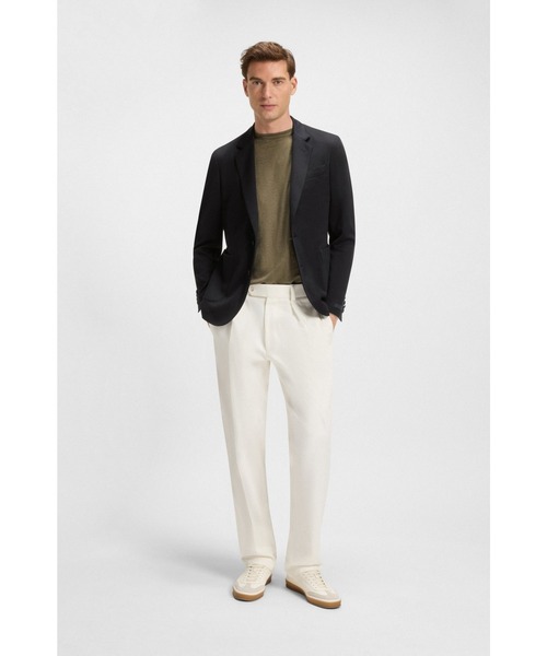 BOSS(ボス)の「BECKHAM x BOSS ブレザー メランジ コットンブレンド(テーラードジャケット・メンズ・ダークブルー・52/44/46/50/48/54/56)」の5枚目の写真