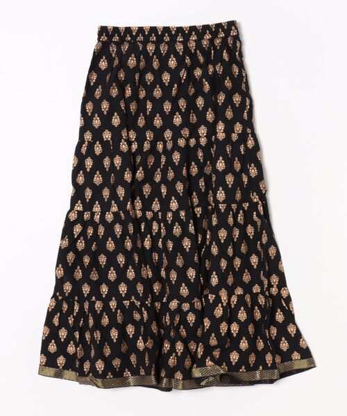 チャイハネ（チャイハネ）の「【チャイハネ】オーピュレティアードスカート（スカート・レディース・ホワイト/ブラック/レッド・FREE）」の9枚目の写真