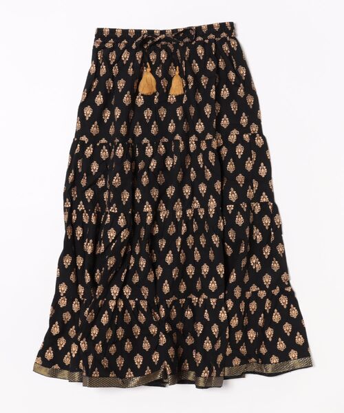 チャイハネ（チャイハネ）の「【チャイハネ】オーピュレティアードスカート（スカート・レディース・ホワイト/ブラック/レッド・FREE）」の10枚目の写真