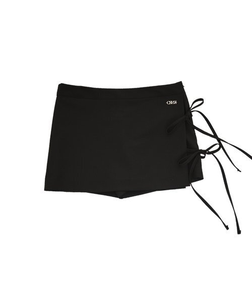 CRANK(クランク)の「ストリングラップスカートパンツ_ブラック(スカート・レディース・その他・SMALL/MEDIUM)」の1枚目の写真