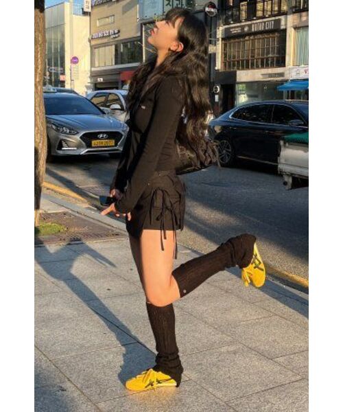 CRANK(クランク)の「ストリングラップスカートパンツ_ブラック(スカート・レディース・その他・SMALL/MEDIUM)」の4枚目の写真