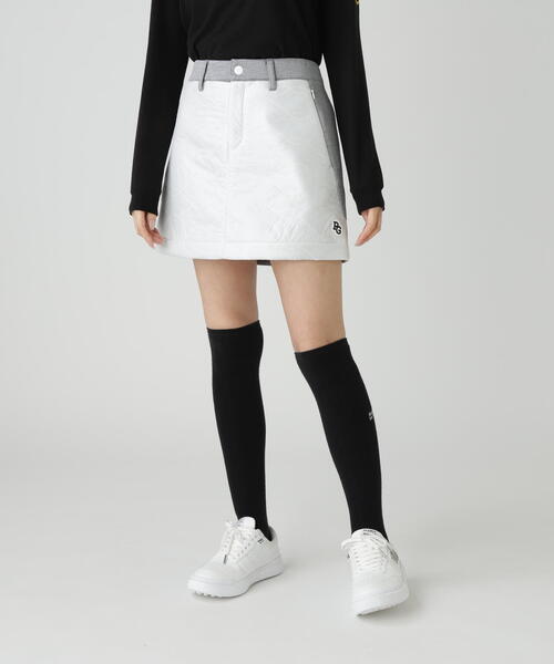 パーリーゲイツ　ニットモノグラムスカート PEARLY GATES（パーリーゲイツ）の「【PEARLY GATES】ニットスカート