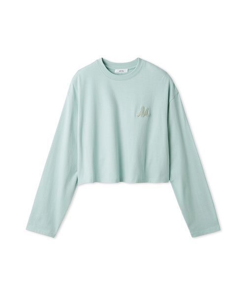 Mila Owen(ミラオーウェン)の「サガララメ刺繍ロンT(Tシャツ/カットソー・レディース・ベージュ/ネイビー/ホワイト/ライトブルー・F)」の1枚目の写真