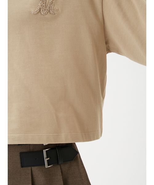 Mila Owen(ミラオーウェン)の「サガララメ刺繍ロンT(Tシャツ/カットソー・レディース・ベージュ/ネイビー/ホワイト/ライトブルー・F)」の11枚目の写真