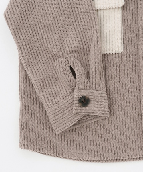 petit main（プティマイン）の「コーデュロイ/チェックアソートシャツ（シャツ/ブラウス・キッズ・カラフル/グレー・100cm/120cm/130cm/90cm/110cm/80ｃｍ）」の13枚目の写真