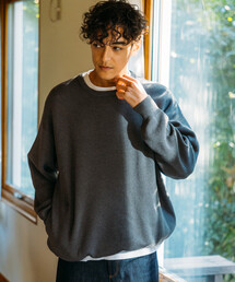 Firsthand（ファーストハンド）の「Firsthand/ファーストハンド ミラノリブ スピンドル クルーニット / イージーケア（ニット/セーター）」