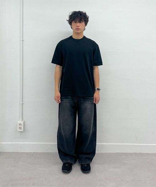 Millo Archive（ミロ アーカイブ）の「ルーズストレートデニムパンツ [ウォッシュドブラック]（デニムパンツ・メンズ・その他・MEDIUM/LARGE/X-LARGE）」の8枚目の写真