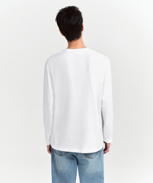 MUSINSA STANDARD（ムシンサスタンダード）の「ベーシック長袖Tシャツ[ホワイト]（Tシャツ/カットソー・メンズ・その他・MEDIUM/LARGE/X-LARGE/XX-LARGE/XXX-LARGE/SMALL）」の22枚目の写真