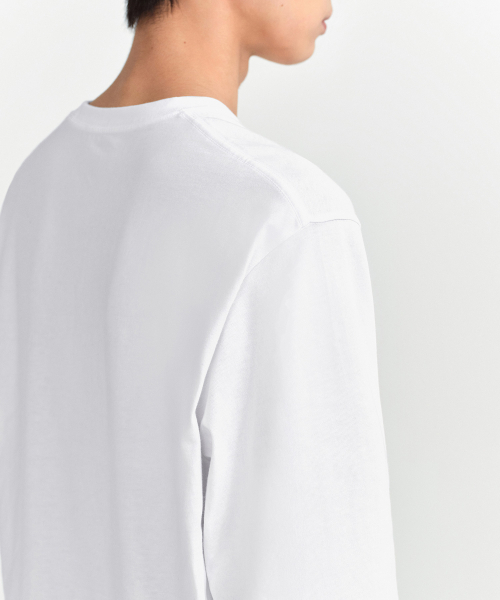 MUSINSA STANDARD（ムシンサスタンダード）の「ベーシック長袖Tシャツ[ホワイト]（Tシャツ/カットソー・メンズ・その他・MEDIUM/LARGE/X-LARGE/XX-LARGE/XXX-LARGE/SMALL）」の20枚目の写真