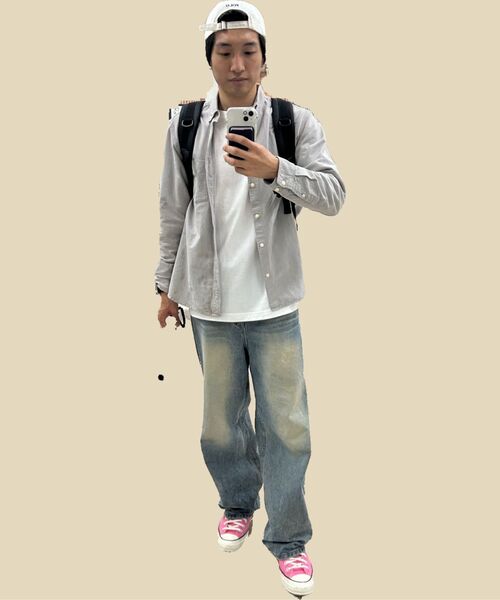 MUSINSA STANDARD（ムシンサスタンダード）の「ベーシック長袖Tシャツ[ホワイト]（Tシャツ/カットソー・メンズ・その他・MEDIUM/LARGE/X-LARGE/XX-LARGE/XXX-LARGE/SMALL）」の12枚目の写真