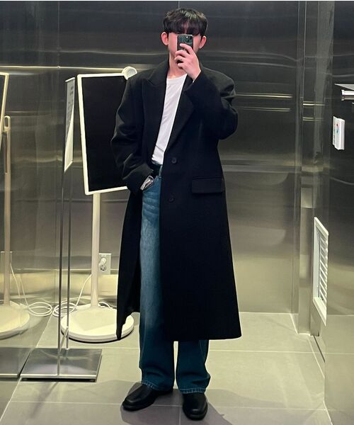 MUSINSA STANDARD（ムシンサスタンダード）の「ベーシック長袖Tシャツ[ホワイト]（Tシャツ/カットソー・メンズ・その他・MEDIUM/LARGE/X-LARGE/XX-LARGE/XXX-LARGE/SMALL）」の3枚目の写真