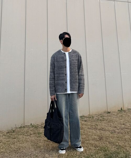 MUSINSA STANDARD（ムシンサスタンダード）の「ベーシック長袖Tシャツ[ホワイト]（Tシャツ/カットソー・メンズ・その他・MEDIUM/LARGE/X-LARGE/XX-LARGE/XXX-LARGE/SMALL）」の2枚目の写真