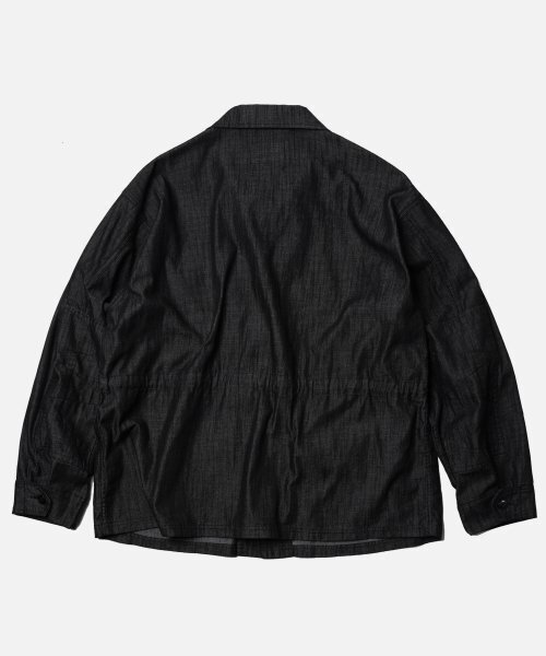 FRIZMWORKS(フリズムワークス)の「DENIM OVERSIZED BDU JACKET _ BLACK(デニムジャケット・メンズ・その他・MEDIUM/LARGE/X-LARGE)」の4枚目の写真