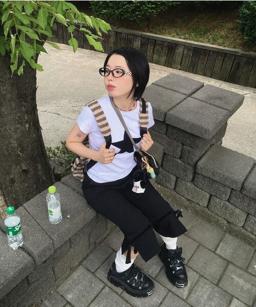 YOUHEE(ユヒ)の「STAR POINT T-SHIRTS WHITE(Tシャツ/カットソー・レディース・その他・FREE)」の11枚目の写真