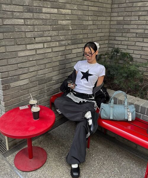 YOUHEE(ユヒ)の「STAR POINT T-SHIRTS WHITE(Tシャツ/カットソー・レディース・その他・FREE)」の20枚目の写真