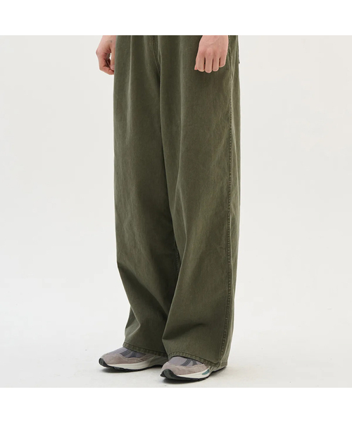 XERO（ゼロ）の「カチオンウォッシュドオーバーバンディングパンツ（その他パンツ・メンズ・カーキ/Beige/チャコール・MEDIUM/LARGE）」の3枚目の写真