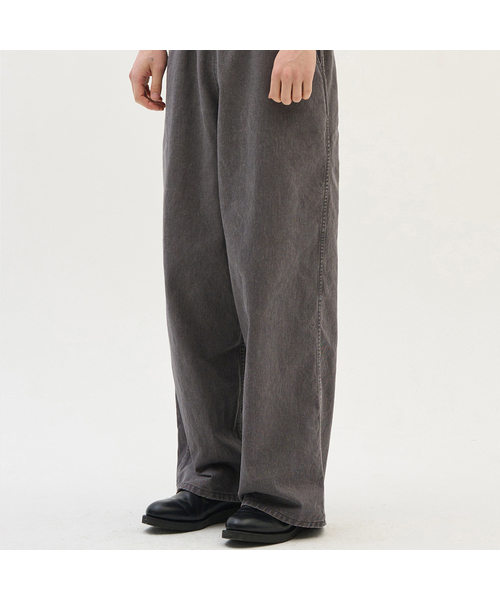 XERO（ゼロ）の「カチオンウォッシュドオーバーバンディングパンツ（その他パンツ・メンズ・カーキ/Beige/チャコール・MEDIUM/LARGE）」の2枚目の写真