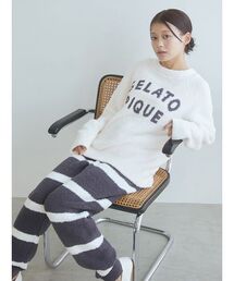 パウダーロゴジャガードプルオーバー＆ロングパンツセット