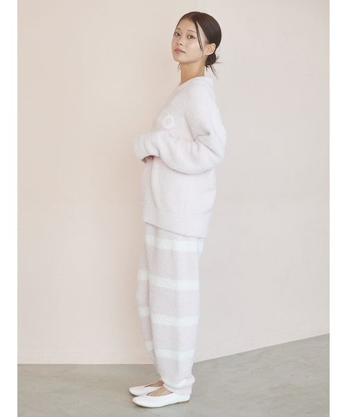 パウダーロゴジャガードプルオーバー＆ロングパンツセット（ルーム