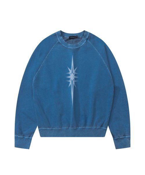 IUGAMAKARAS(イウガマカラス)の「Pigment Dyed Sweatshirt (Blue)(スウェット・レディース・その他・1/3)」の7枚目の写真
