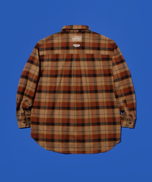 .ENDRECHERI.（エンドリケリー）の「Hopper's LETTER CHECK SHIRT（シャツ/ブラウス・メンズ・ブラウン・M/L）」の2枚目の写真
