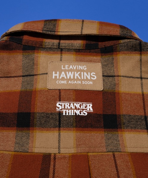 .ENDRECHERI.（エンドリケリー）の「Hopper's LETTER CHECK SHIRT（シャツ/ブラウス・メンズ・ブラウン・M/L）」の4枚目の写真