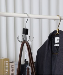 Vini（ヴィニ）の「【省スペース収納】多機能6連ハンガー ネクタイ・バッグ・ベルト収納（収納グッズ）」