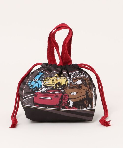 Disney(ディズニー)の「Disney/ディズニー Pixar カーズ マチ付き巾着(お弁当箱・キッズ・ブラック・ONE SIZE)」の1枚目の写真