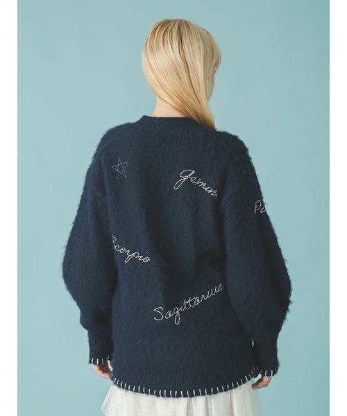 FURFUR（ファーファー）の「スターモチーフ刺繍カーディガン（カーディガン/ボレロ・レディース・ネイビー/ピンク/グレー・F）」の16枚目の写真