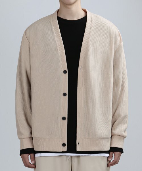VERYVAIN(ベリベーン)の「GAFF TEX CARDIGAN (SAND BEIGE)(カーディガン/ボレロ・メンズ・その他・MEDIUM/LARGE)」の1枚目の写真