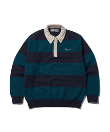 DISCUS ATHLETIC（ディスカス　アスレチック）の「Rugby Polo Knit Navy（ニット/セーター）」