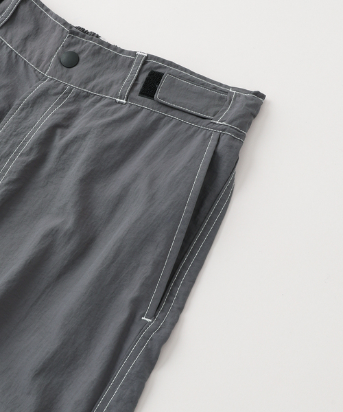 JOURNAL STANDARD（ジャーナルスタンダード）の「NOMARHYTHM TEXTILE (ノーマリズム テキスタイル) Nylon Flight Pants（カーゴパンツ・メンズ・グレー・LARGE/MEDIUM）」の3枚目の写真