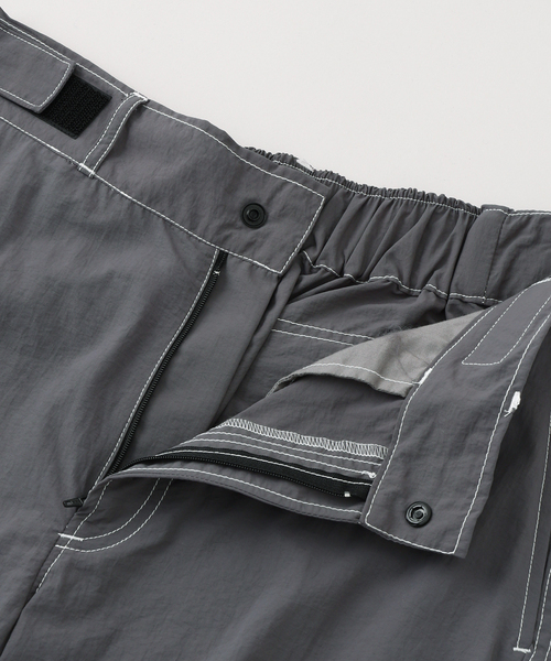 JOURNAL STANDARD（ジャーナルスタンダード）の「NOMARHYTHM TEXTILE (ノーマリズム テキスタイル) Nylon Flight Pants（カーゴパンツ・メンズ・グレー・LARGE/MEDIUM）」の7枚目の写真