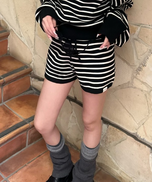 RAY CASSIN（レイカズン）の「ニットショートパンツ（その他パンツ・レディース・アイボリー/ブラック系その他2/グレー系その他2・FREE）」の18枚目の写真