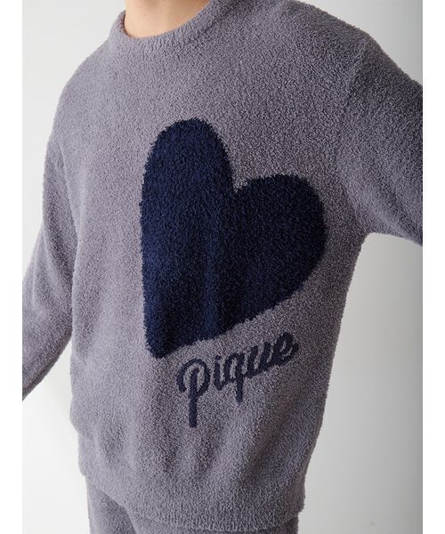 ONLINE限定】ハートジャガードプルオーバー＆ロングパンツセット