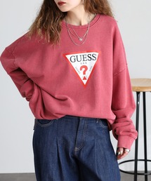 GUESS JEANS アイコニック トライアングル クルーネックスウェット