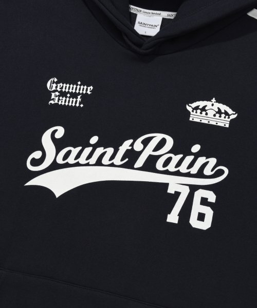 SAINTPAIN(セイントペイン)の「SPチームリーグフード-ネイビー(パーカー・レディース・その他・SMALL/X-SMALL/LARGE/MEDIUM)」の4枚目の写真