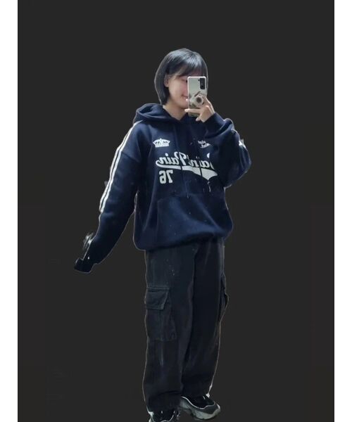 SAINTPAIN(セイントペイン)の「SPチームリーグフード-ネイビー(パーカー・レディース・その他・SMALL/X-SMALL/LARGE/MEDIUM)」の10枚目の写真