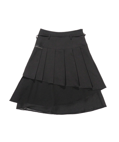 SCHISM INDUCING(スキズムインデューシング)の「SPIRAL MIDI SKIRT BLACK(スカート・レディース・その他・OS)」の2枚目の写真