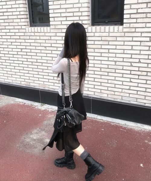 SCHISM INDUCING(スキズムインデューシング)の「SPIRAL MIDI SKIRT BLACK(スカート・レディース・その他・OS)」の13枚目の写真