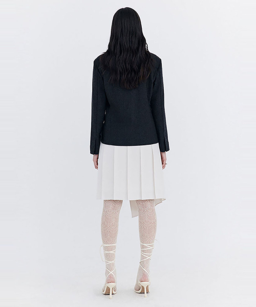WNDERKAMMER(ブンダーカンマー)の「ウールスリムラインシャツ_チャコール(シャツ/ブラウス・レディース・その他・SMALL/MEDIUM)」の6枚目の写真