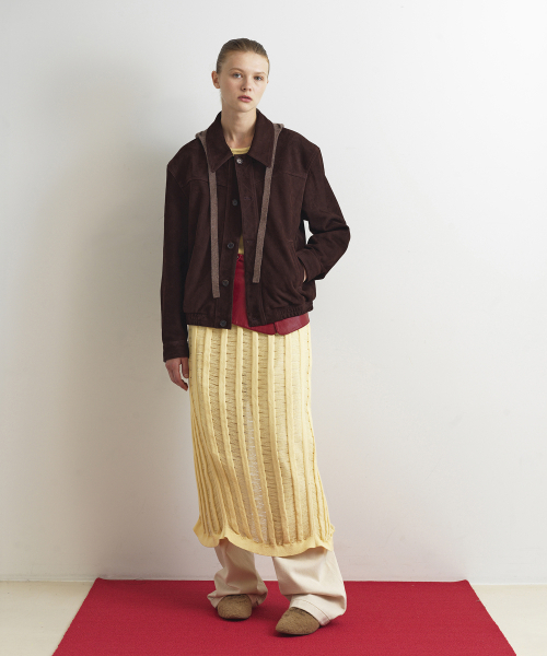 AOPT（アオプト）の「LAYERED HALTER NECK KNIT DRESS - BUTTER（ワンピース・レディース・その他・SMALL/MEDIUM）」の5枚目の写真