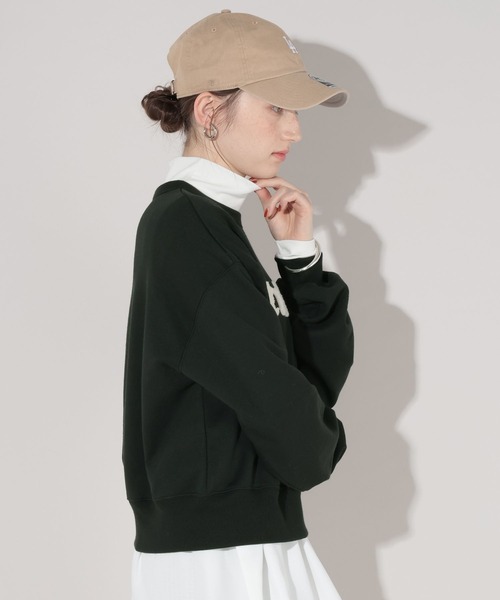 GEORGE'S（ジョージズ）の「サガラ刺繍ロゴスウェット（スウェット・レディース・オートミール/グレー/サックスブルー/ブラック・SMALL/MEDIUM）」の22枚目の写真