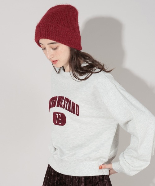 GEORGE'S（ジョージズ）の「サガラ刺繍ロゴスウェット（スウェット・レディース・オートミール/グレー/サックスブルー/ブラック・SMALL/MEDIUM）」の18枚目の写真