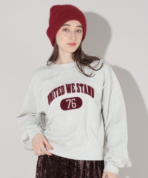 GEORGE'S（ジョージズ）の「サガラ刺繍ロゴスウェット（スウェット・レディース・オートミール/グレー/サックスブルー/ブラック・SMALL/MEDIUM）」の20枚目の写真